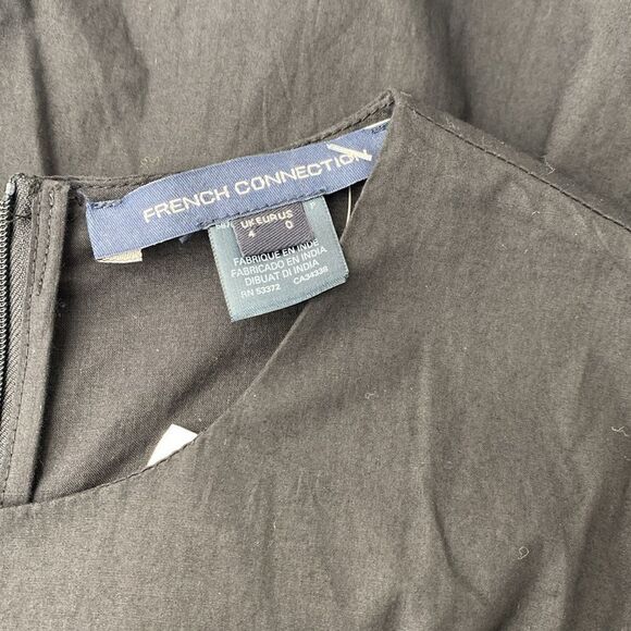 NWOT French Connection Adelade Cut Out Poplin Mini Dress - Picture 7 of 8